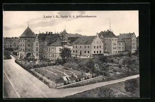 AK Lahr i. B., Partie bei der Artilleriekaserne