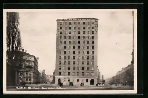 AK München, Hochhaus, Technisches Rathaus