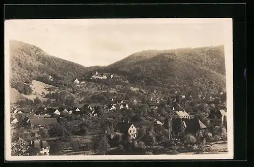 AK Badenweiler, Ortschaft in den Bergen