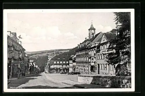 AK Triberg, Apotheke am Marktplatz