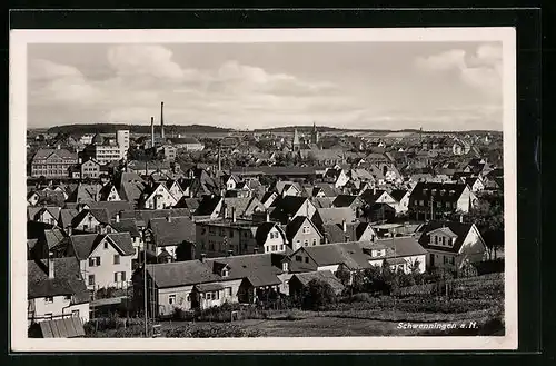 AK Schwenningen /Neckar, Blick über den Ort