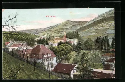 AK Wildbad, Ortskern und Umgebung