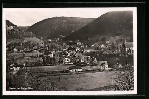 AK Hirsau, Ort mit Nagoldtal