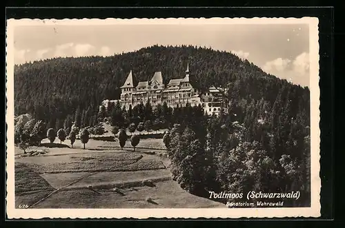 AK Todtmoos /Schwarzwald, Sanatorium Wehrawald