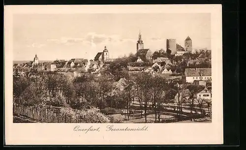 AK Querfurt, Gesamtansicht der Stadt