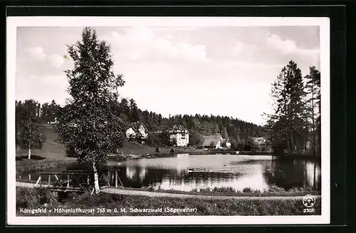 AK Königsfeld /Schwarzwald, Sägeweiher