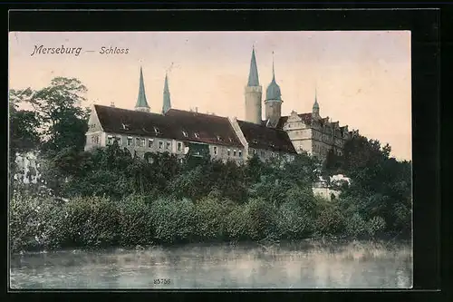 AK Merseburg, Blick auf das Schloss