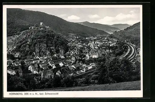 AK Hornberg /Bad. Schwarzwald, Teilansicht