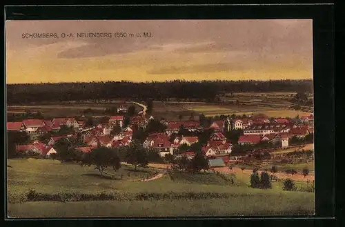 AK Schömberg O. A. Neuenbürg, Teilansicht