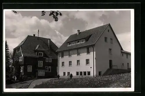 Foto-AK Schömberg, Ortspartie