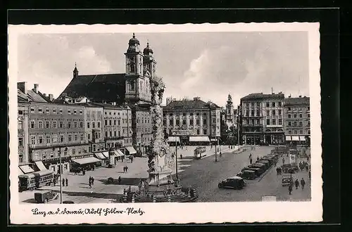 Künstler-AK Linz a. D., Platz