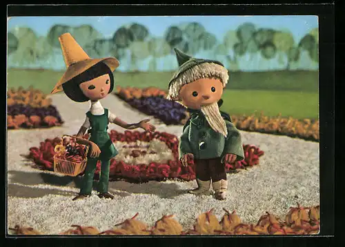 AK Sandmann bei der Gartenschau