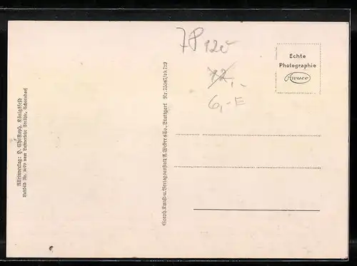 AK Königsfeld, Teilansicht, Fliegeraufnahme