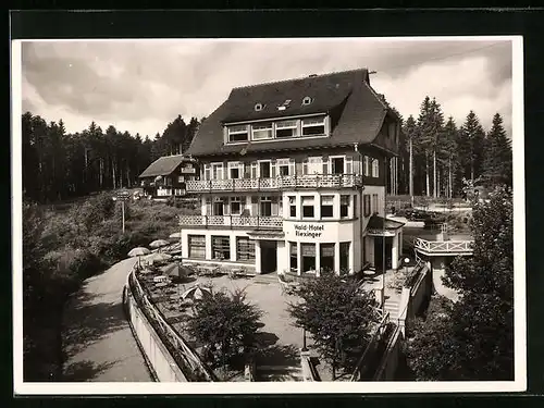 AK Wildbad /Schwarzwald, Waldhotel Riexinger auf dem Sommerberg