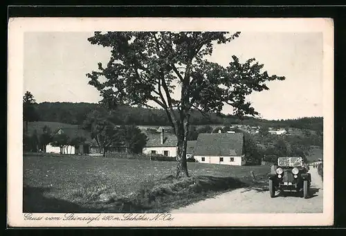 AK St. Andrä-W., Otto Gabriel`s Restaurant und Meierei am Steinriegel