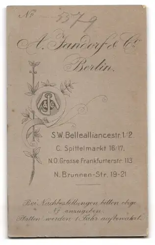 Fotografie A. Jandorf & Co., Berlin-SW, Bellealliancestr. 1-2, Zwei kleine Jungen im Matrosenanzug mit Ball