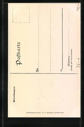 Künstler-AK Berlin, Künstler-Unterstützungsverein, Die Verkündigung an die Hirten a. d. Felde