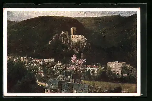 AK Baden /Donau, Helenental und Rauhenstein