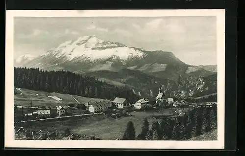 AK Josefsberg, Teilansicht mit Kirche und Ötscher
