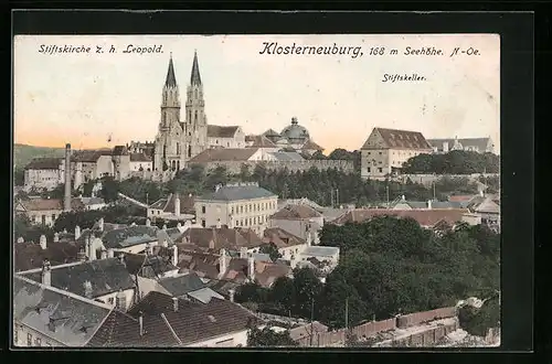AK Klosterneuburg, Stiftskirche z. h. Leopold, Restaurant Stiftskeller
