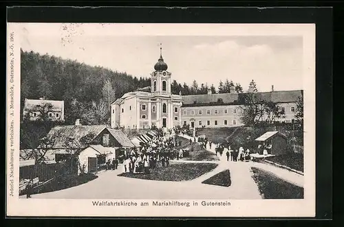 AK Gutenstein, Wallfahrtskirche am Mariahilfberg