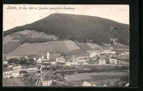 AK Lunz, Teilansicht gegen den Lunzberg