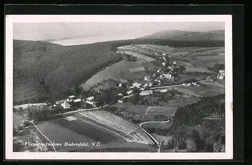 AK Hadersfeld, Fliegeraufnahme des Ortes