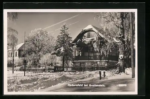 AK Hadersfeld, Gastwirtschaft Aigner im Schnee