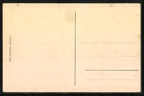 AK Mariazell, Passanten in der Grazerstrasse