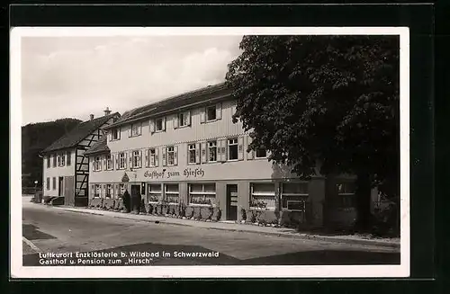 AK Enzklösterle /Wildbad, Gasthof und Pension Zum Hirsch