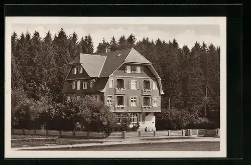 AK Königsfeld /bad. Schwarzwald, Haus Westend