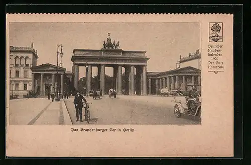 AK Berlin, Brandenburger Tor 1920