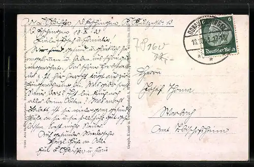 AK Donaueschingen, Ortsansicht, Fliegeraufnahme