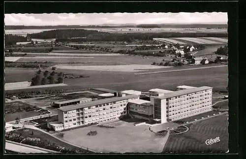 AK Schwenningen a. Neckar, Fliegeraufnahme des Krankenhauses