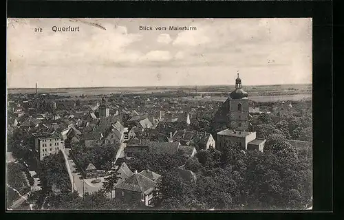 AK Querfurt, Blick vom Malerturm