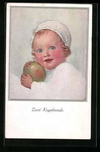 Künstler-AK M. Munk Nr. 923: Zwei Kugelrunde