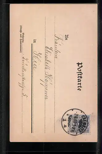 AK 2 Damen unterhalten sich auf einer Treppe