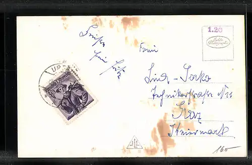 AK Linz a. D., Strassenpartie mit Unfallkrankenhaus