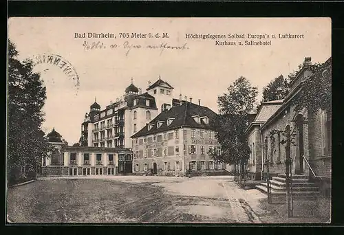 AK Bad Dürrheim, Kurhaus und Salinehotel