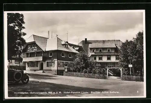 AK Hinterzarten i. Schwarzwald, Hotel-Pension Linde