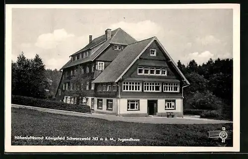 AK Königsfeld i. Schwarzwald, Blick zum Jugendhaus