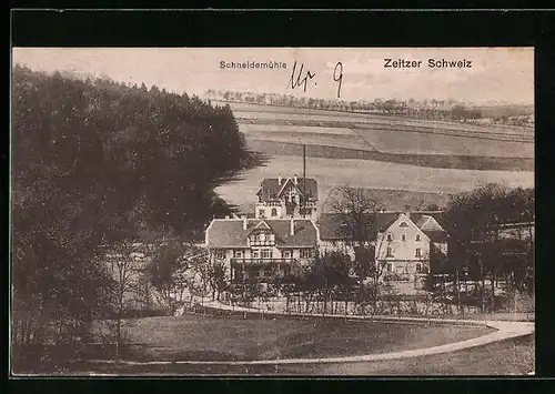 AK Zeitz, Schneidermühle in der Zeitzer Schweiz