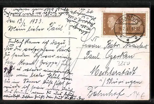 AK Leopoldshall, Belebtes Strandsolbad mit Badegästen