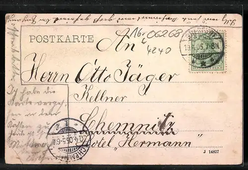 AK Querfurt, Marktplatz mit Rathaus