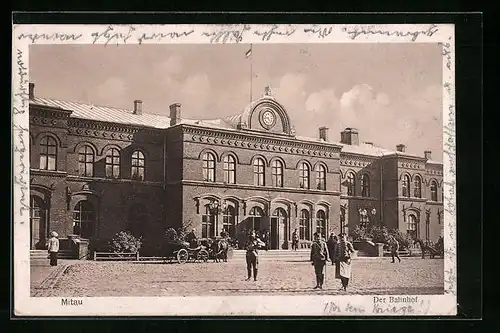 AK Mitau, Der Bahnhof