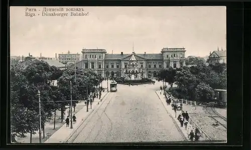 AK Riga, Dünaburger Bahnhof