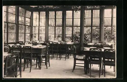 AK Königstetten, Rekonvaleszenten-Heim - Speisesaal