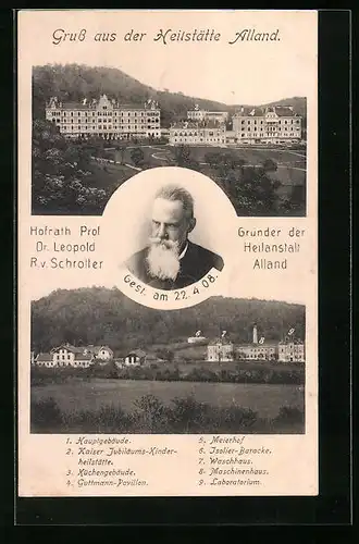 AK Alland, Heilstätte des Prof. Dr. Leopold v. Schrötter