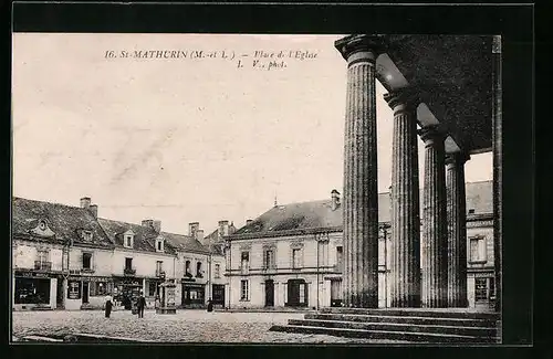 AK St-Mathurin, Place de l`Eglise