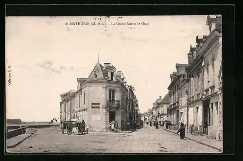 AK St-Mathurin, La Grand`Rue et le Quai